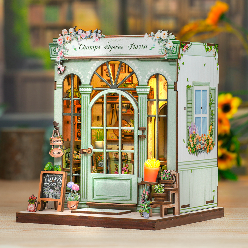 PUZZLESBEST DIY Book Nook Kit | Champs-Élysées  Florist