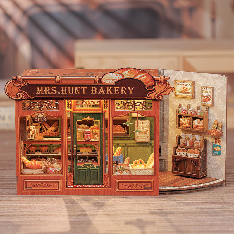 PUZZLESBEST DIY Dollhouse Kit | Mrs. Hunt Bakery
