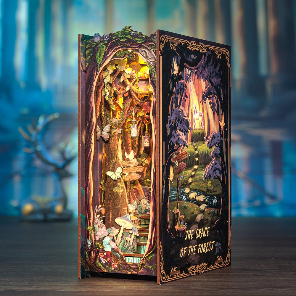 PUZZLESBEST DIY Book Nook Kit | The Grace of The Forest