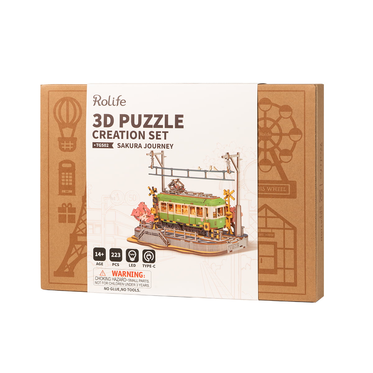 Rolife Sakura Journey 3D Wooden Puzzle TGS02