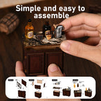 PUZZLESBEST DIY Miniature House | Corner Tavern