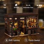 PUZZLESBEST DIY Miniature House | Corner Tavern