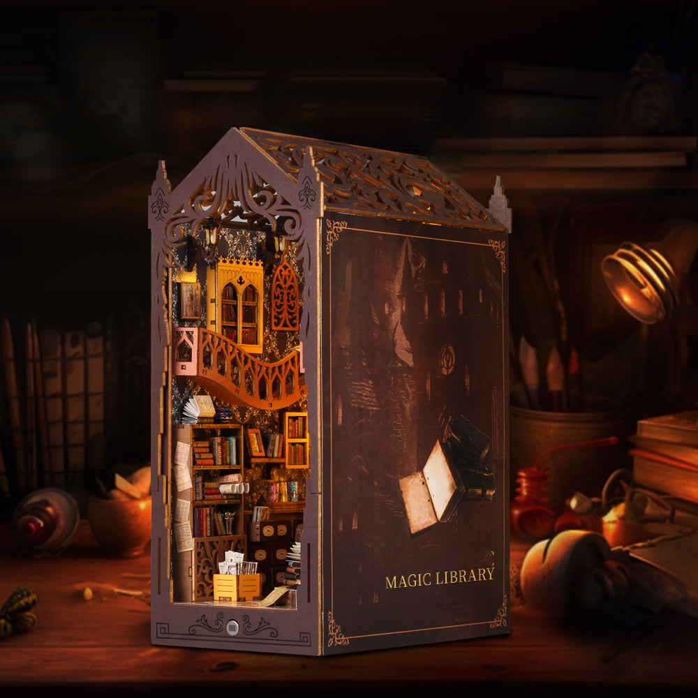 Magic House DIY Book Nook - 3D Wooden Puzzle Kit