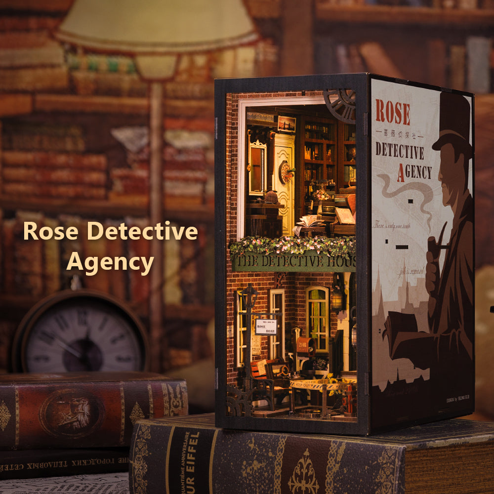 PUZZLESBEST DIY Book Nook Kit（Rose Detective Agency）