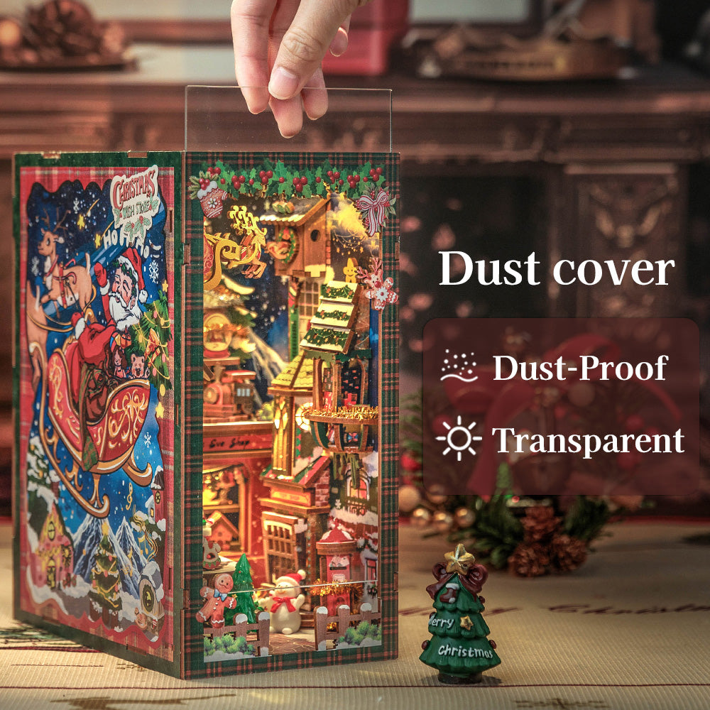 PUZZLESBEST DIY Book Nook Kit | Christmas Wish Store