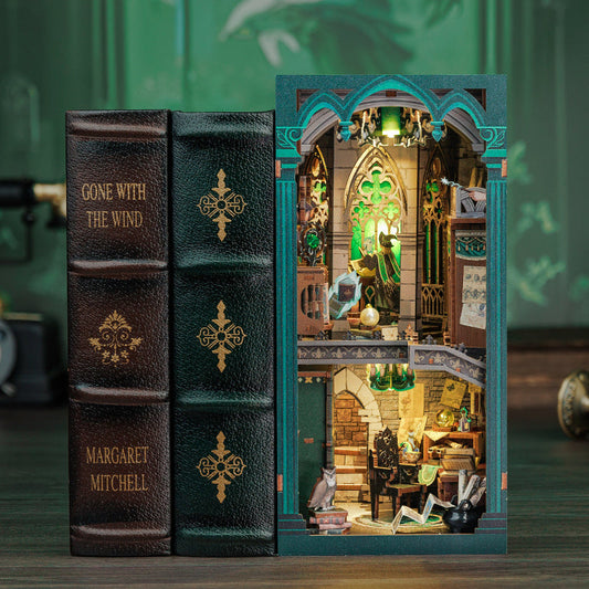 PUZZLESBEST DIY Book Nook Kit | Darkness Common Room