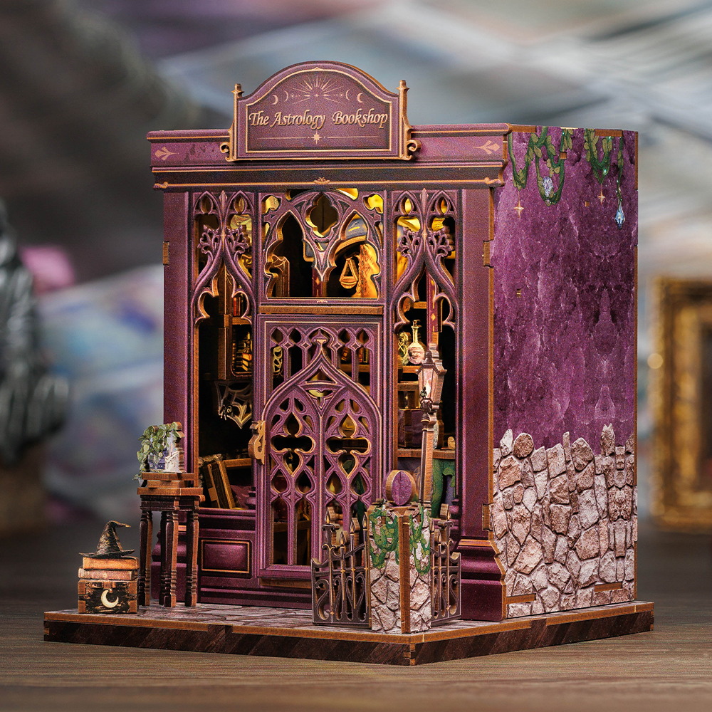 PUZZLESBEST DIY Book Nook Kit | The Astrology Bookshop