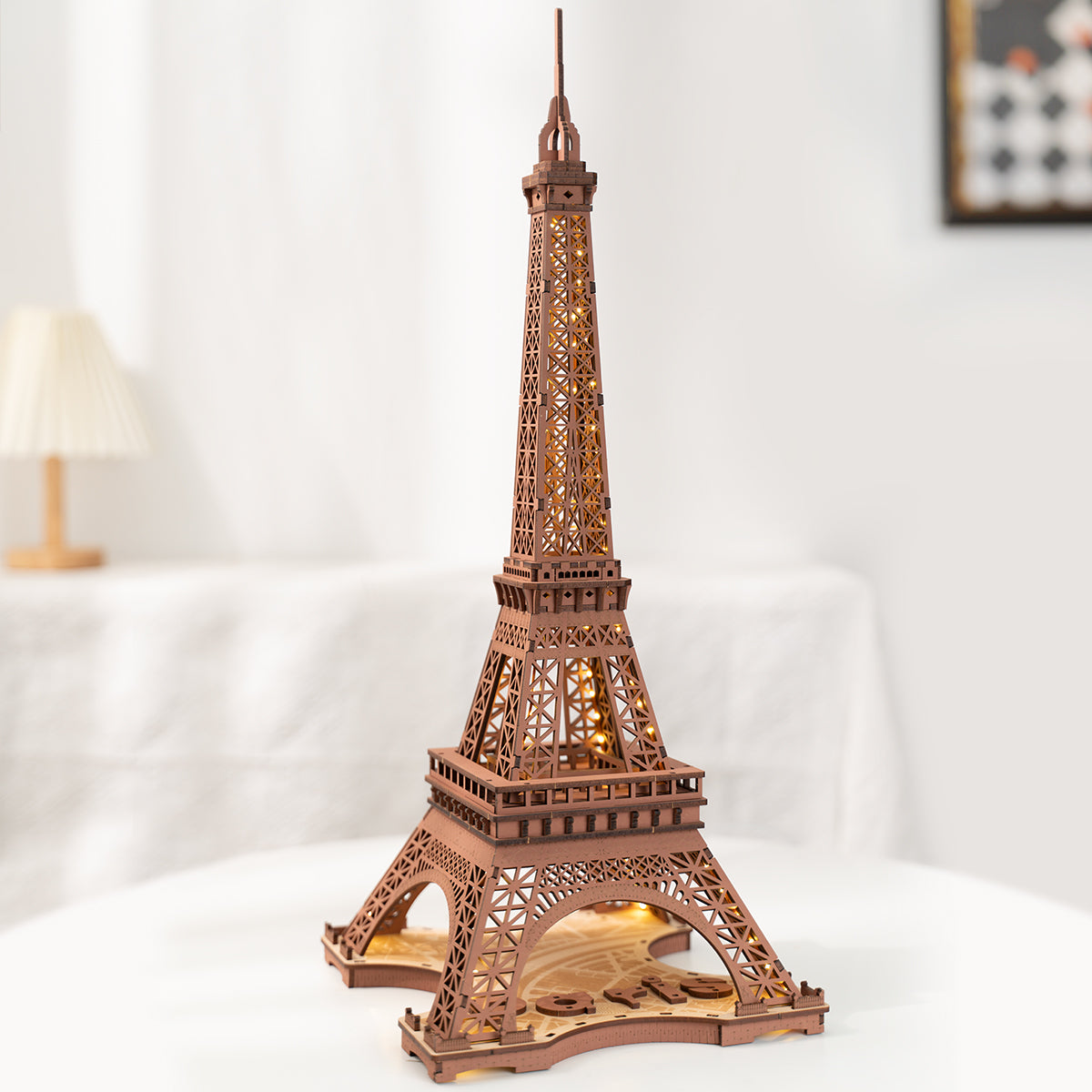 Rolife Night of the Eiffel Tower 3D Wooden Puzzle TGL01