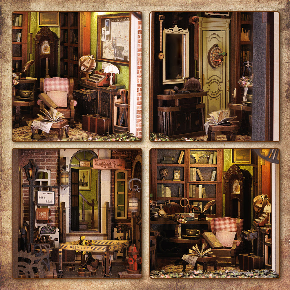 PUZZLESBEST DIY Book Nook Kit（Rose Detective Agency）