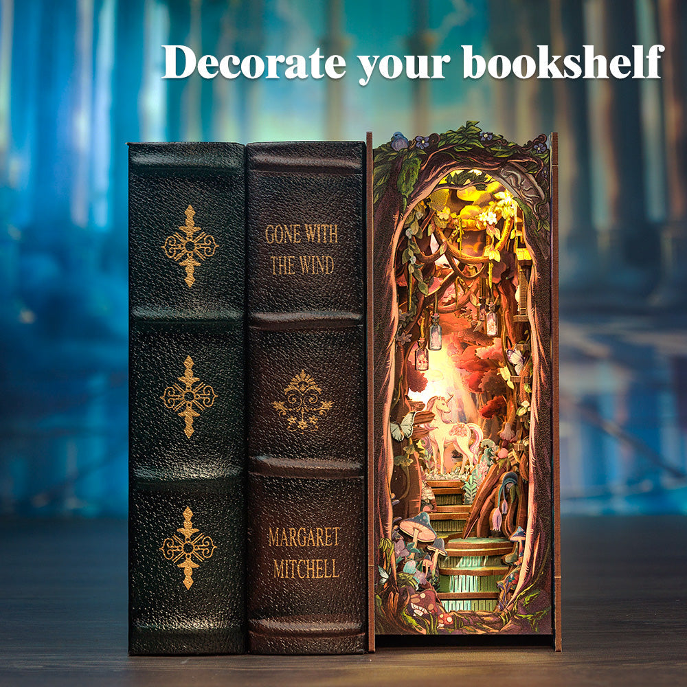PUZZLESBEST DIY Book Nook Kit | The Grace of The Forest