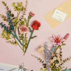 Wooden Flower Basket - Floral Display Model 3D Wooden Puzzle