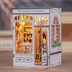 PUZZLESBEST DIY Book Nook Kit | The Scholar's Bookstore