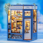 PUZZLESBEST DIY Book Nook Kit | Literature Bookstore