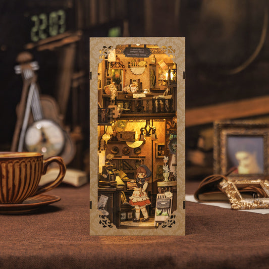 PUZZLESBEST DIY Book Nook Kit（Grandfather's Antique Store）
