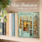 PUZZLESBEST DIY Book Nook Kit | Muse Bookstore