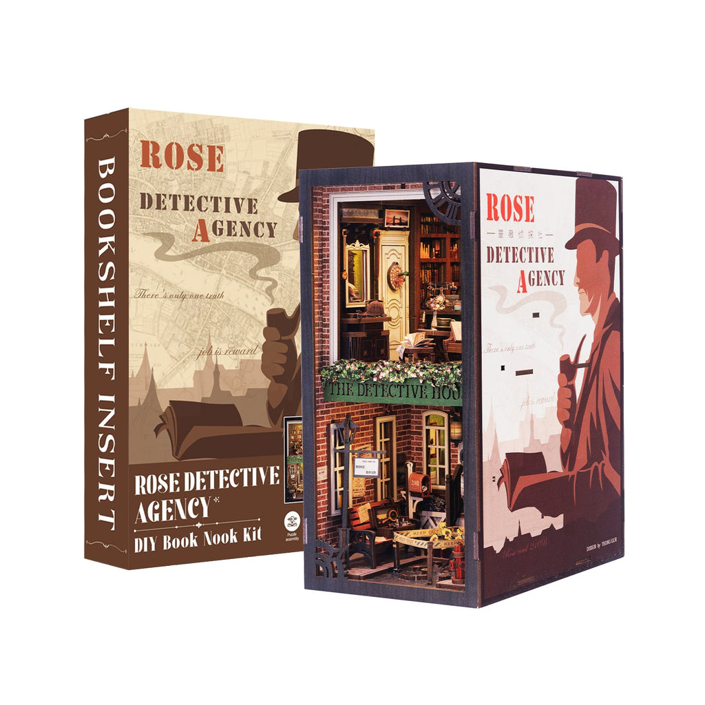 PUZZLESBEST DIY Book Nook Kit（Rose Detective Agency）