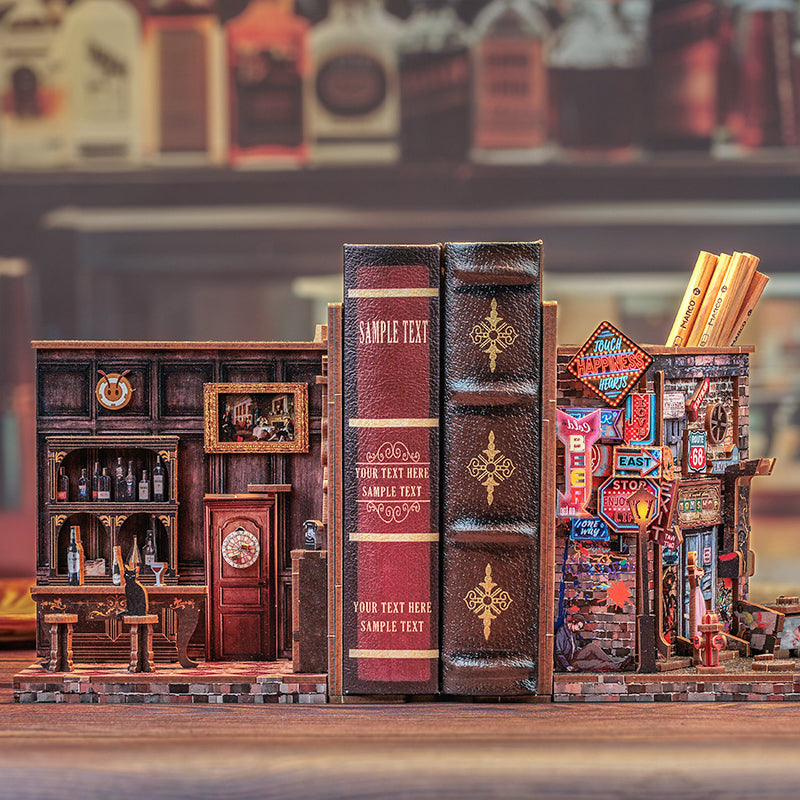 PUZZLESBEST DIY Bookends Kit (Farewell To The Night)