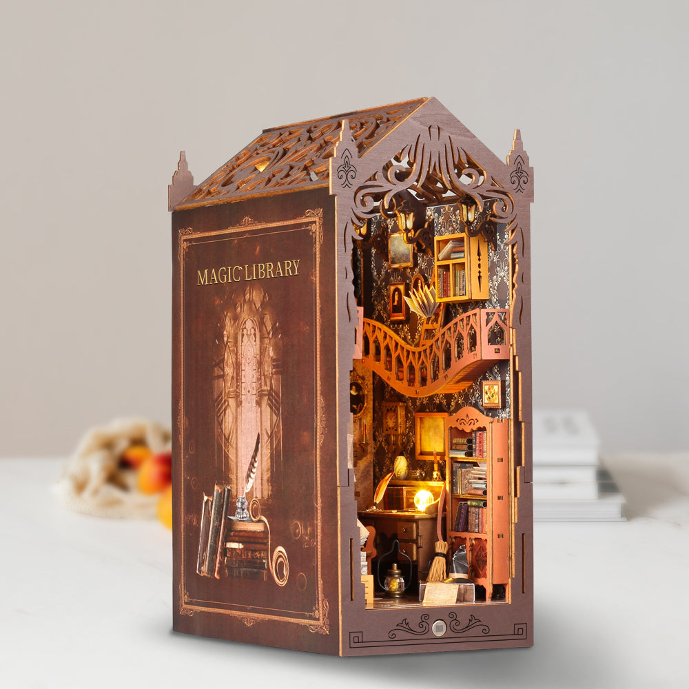 Magic House DIY Book Nook - 3D Wooden Puzzle Kit