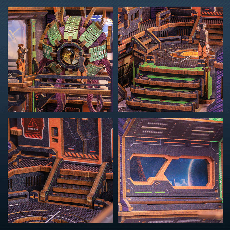 PUZZLESBEST DIY Book Nook Kit | The Eye of Old God