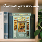 PUZZLESBEST DIY Book Nook Kit | Muse Bookstore