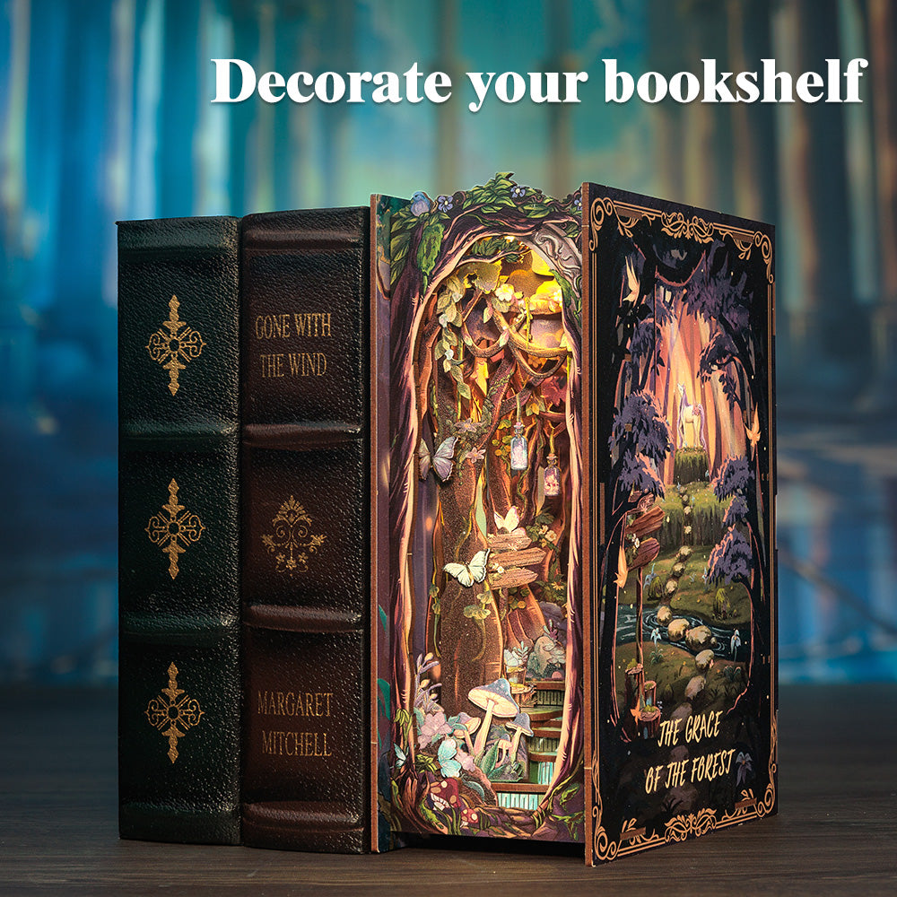 PUZZLESBEST DIY Book Nook Kit | The Grace of The Forest
