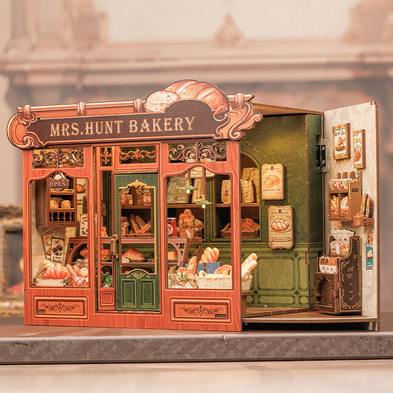 PUZZLESBEST DIY Dollhouse Kit | Mrs. Hunt Bakery