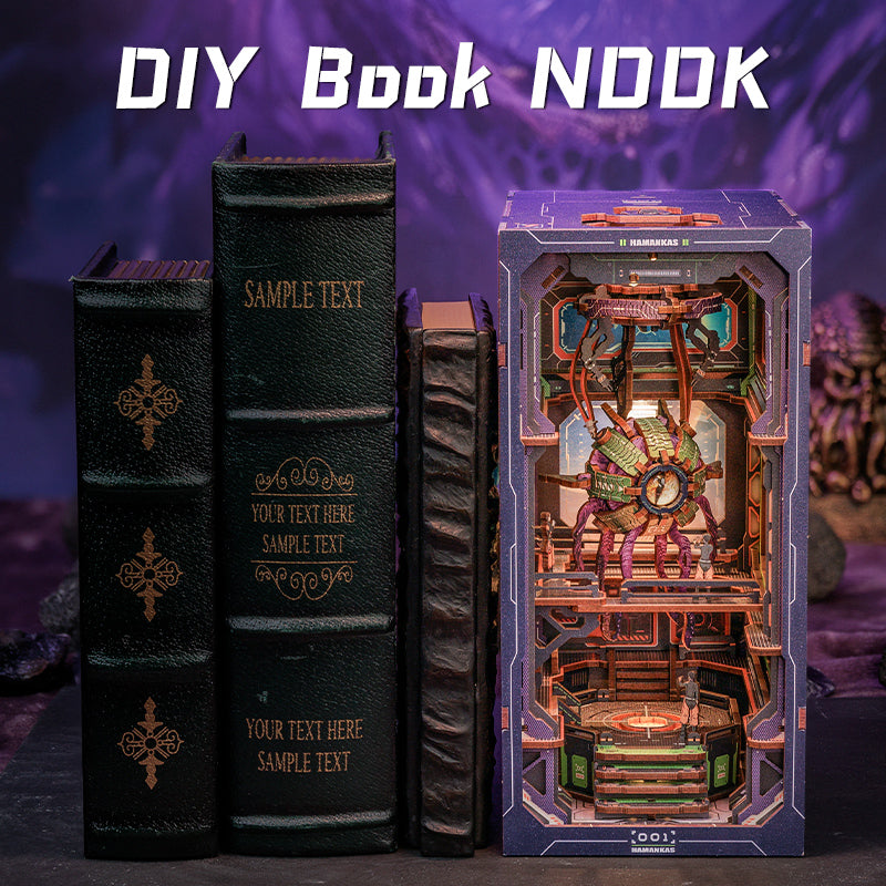 PUZZLESBEST DIY Book Nook Kit | The Eye of Old God