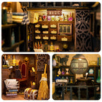 PUZZLESBEST DIY Book Nook Kit (Magic Pharmacist)