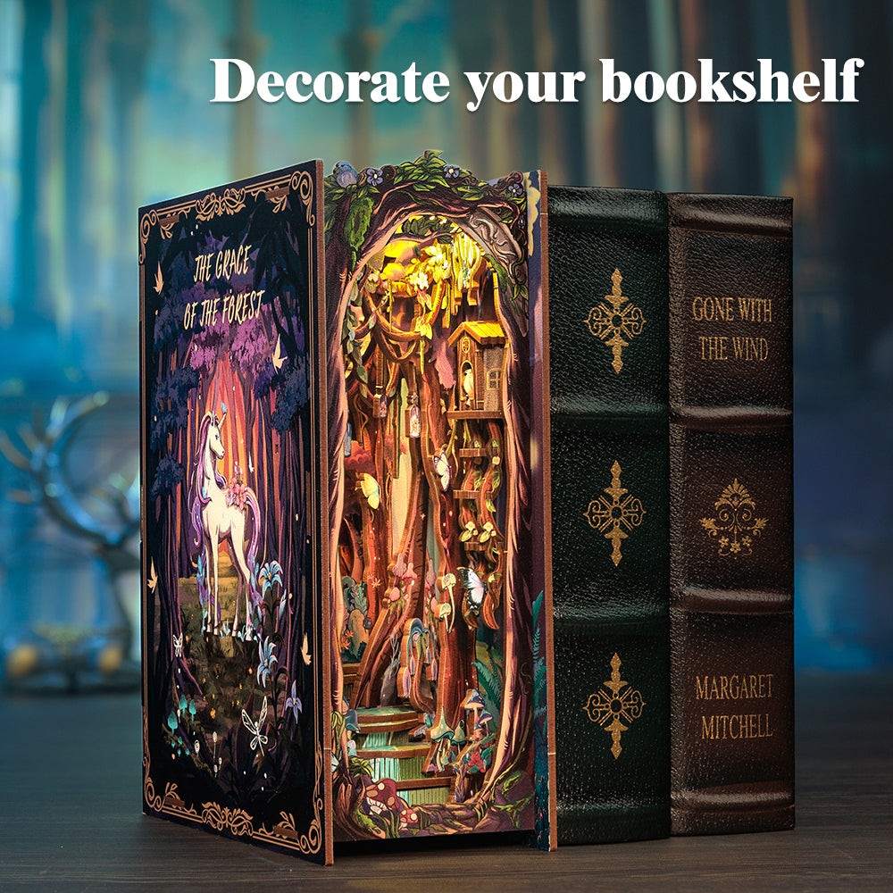 PUZZLESBEST DIY Book Nook Kit | The Grace of The Forest