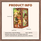 PUZZLESBEST DIY Book Nook Kit|Squirrel Collector
