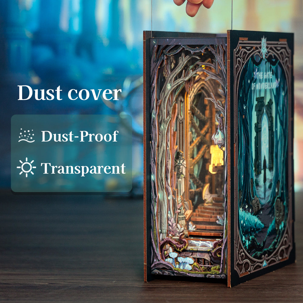 PUZZLESBEST DIY Book Nook Kit | The Gate of Wonderland