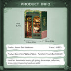 PUZZLESBEST DIY Book Nook Kit | Owl Bookstore