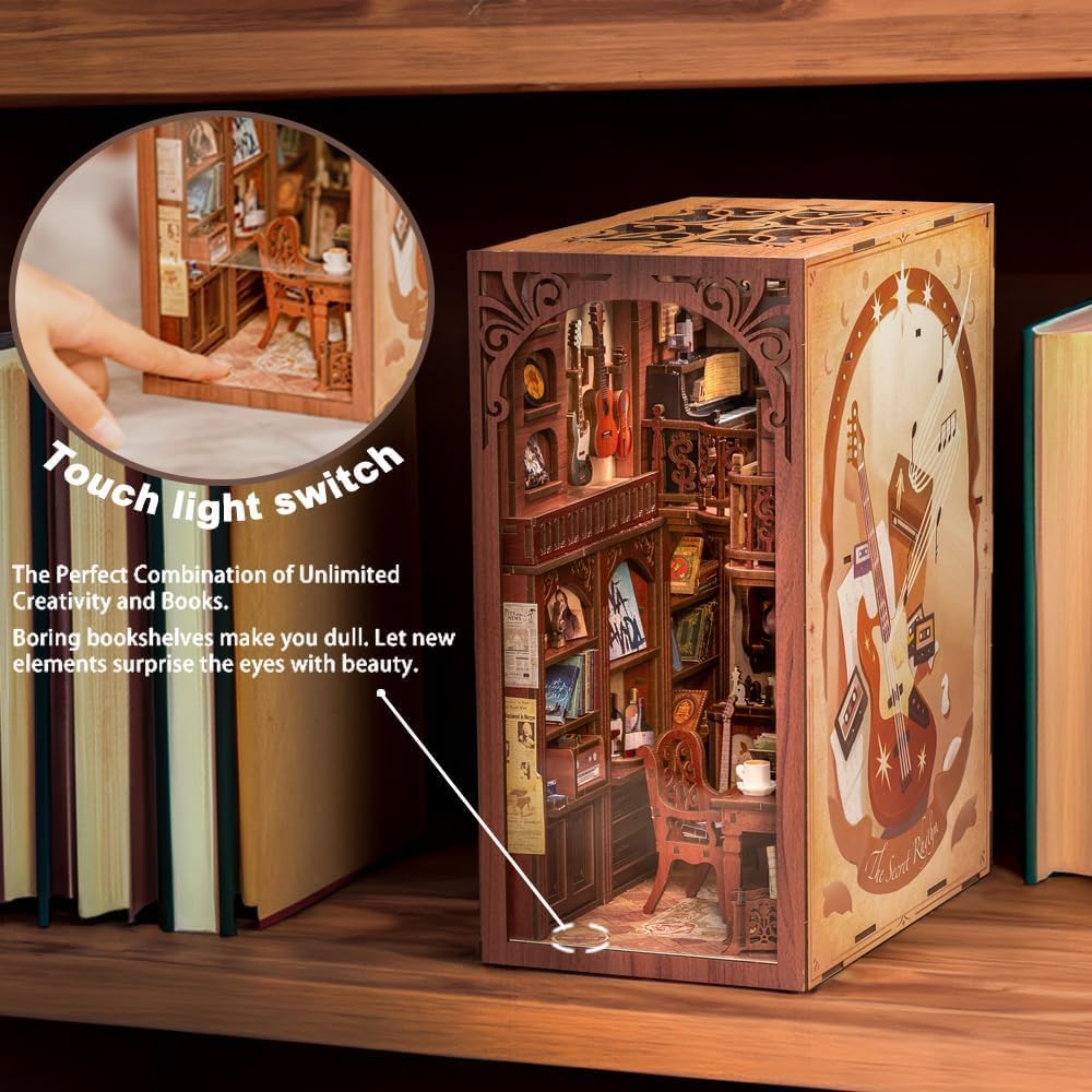 PUZZLESBEST DIY Book Nook Kit (The Secret Rhythm)