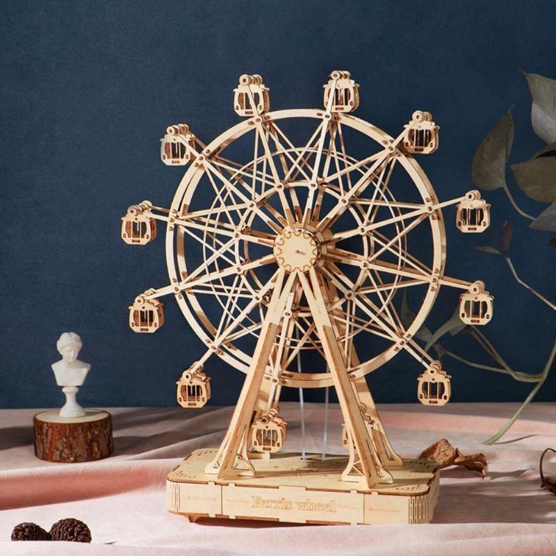 Rolife Ferris Wheel 3D Wooden Puzzle Music Box TGN01