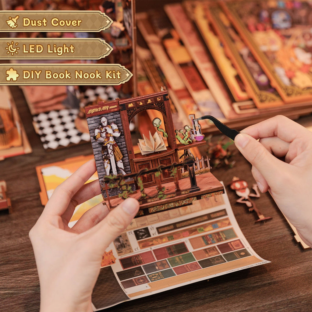 PUZZLESBEST DIY Book Nook Kit | Fantastic Animal Common Room