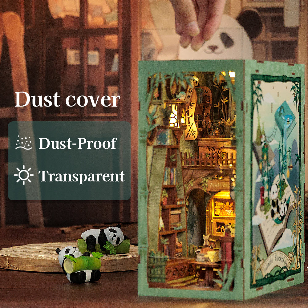 PUZZLESBEST DIY Book Nook Kit (Panda Bookshop)