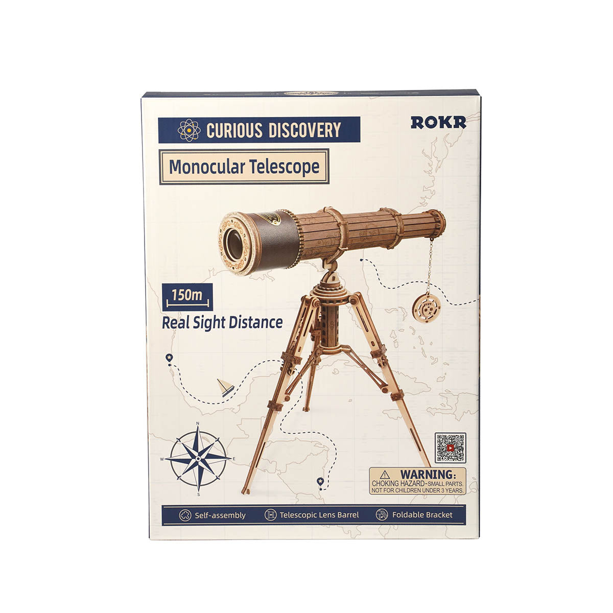 ROKR Monocular Telescope 3D Wooden Puzzle ST004