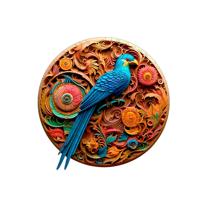 Jewel Parrot Wooden Jigsaw Puzzle