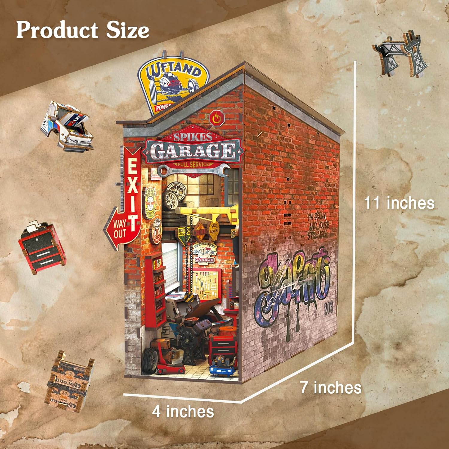 PUZZLESBEST DIY Book Nook | Spike’s Garage