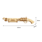 Terminator M870 - Justice Guard Gun 3D Wooden Puzzle