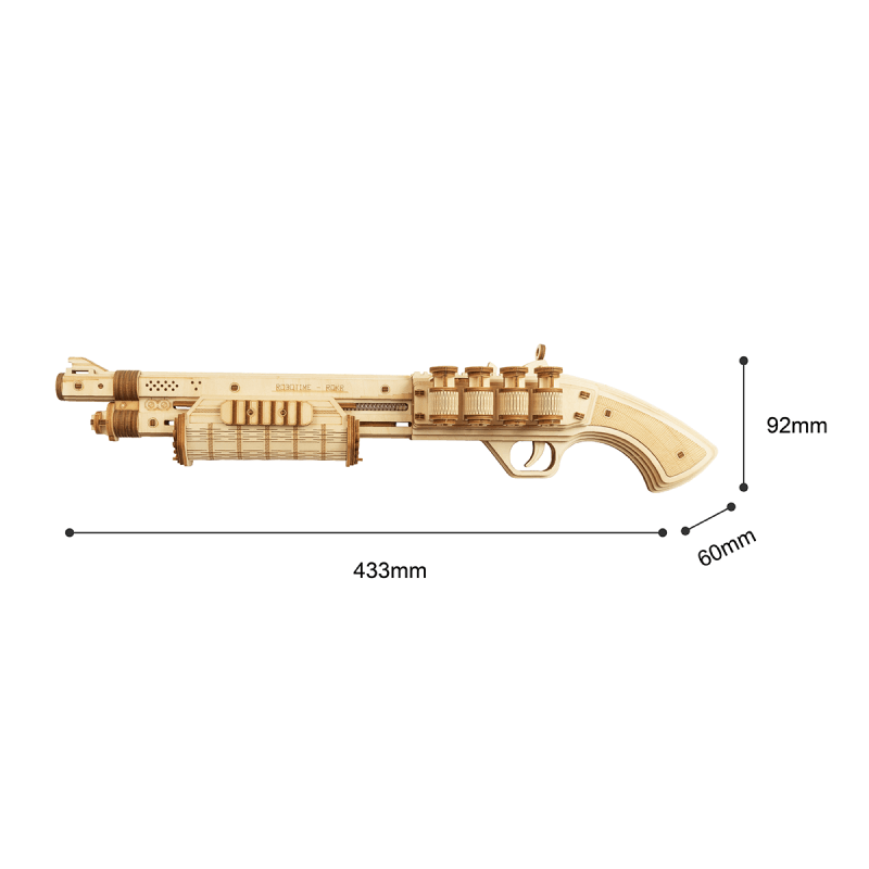 Terminator M870 - Justice Guard Gun 3D Wooden Puzzle