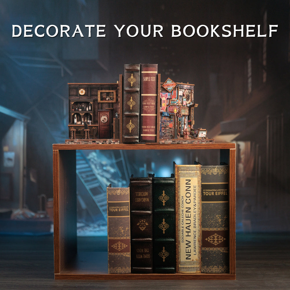 PUZZLESBEST DIY Bookends Kit (Farewell To The Night)