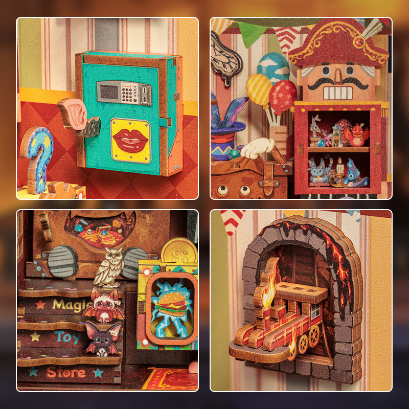 PUZZLESBEST DIY Book Nook Kit| Amazing Toys Store