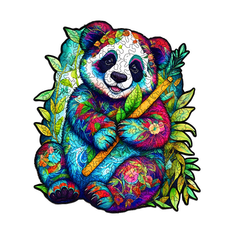 Enchanted Panda Wooden Jigsaw Puzzle