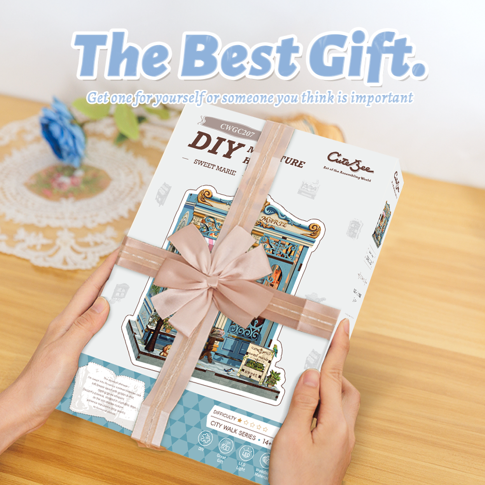 PUZZLESBEST DIY Miniature House |  Sweet Marie