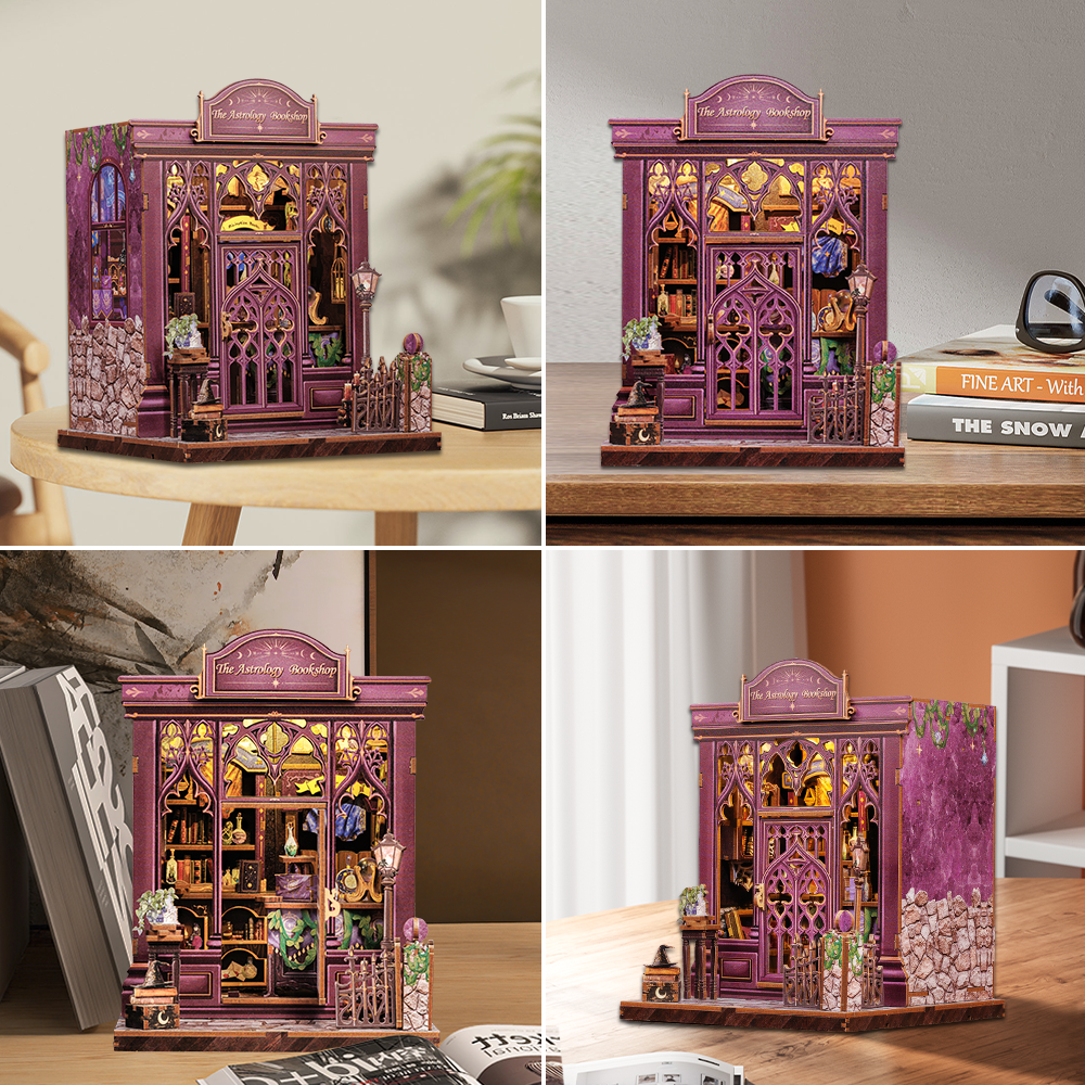 PUZZLESBEST DIY Book Nook Kit | The Astrology Bookshop