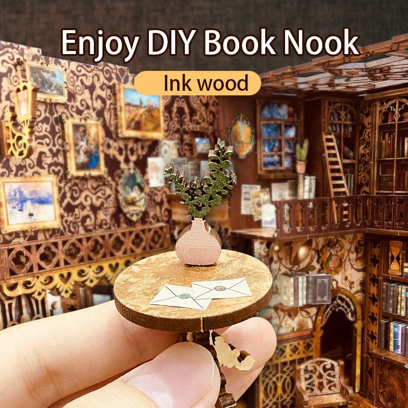 PUZZLESBEST DIY Book Nook Kit (Eternal Bookstore)