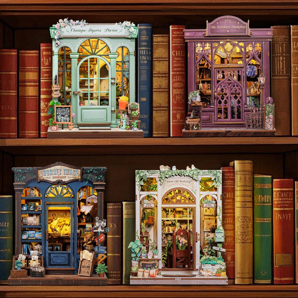 PUZZLESBEST DIY Book Nook Kit | The Astrology Bookshop