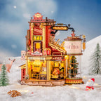 Christmas Dream Gift Factory - Musical Wooden Model 3D Wooden Puzzle