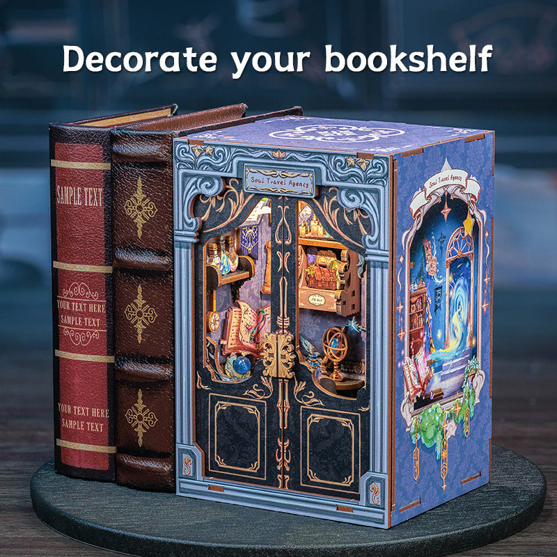 PUZZLESBEST DIY Book Nook Kit|Soul Travel Agency